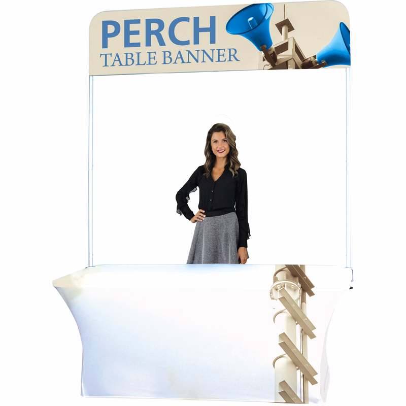 Perch 6' Table Pole Banner - Short