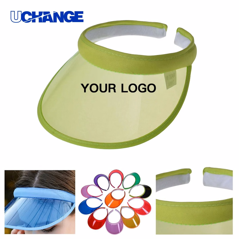Breathable PVC Sun Visor Hat for Summer Sports