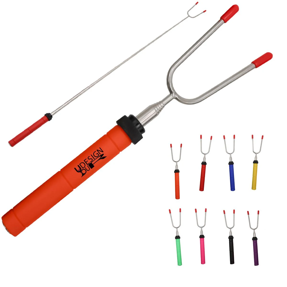 Colorful Collapsible Bbq Grill Fork 1