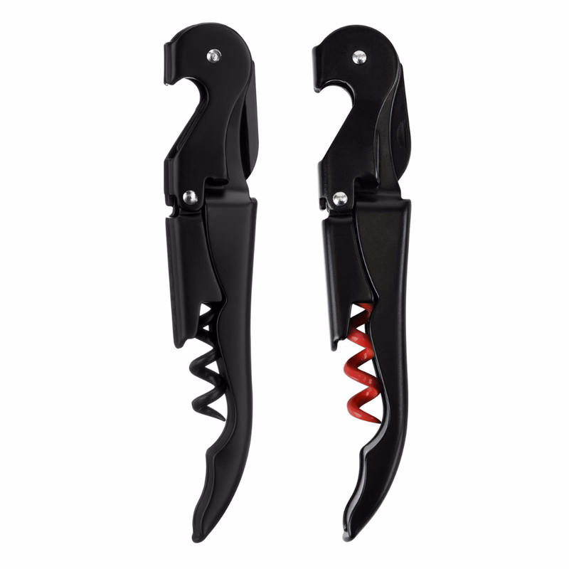 Truetap™ Matte Black Double Hinged Corkscrew