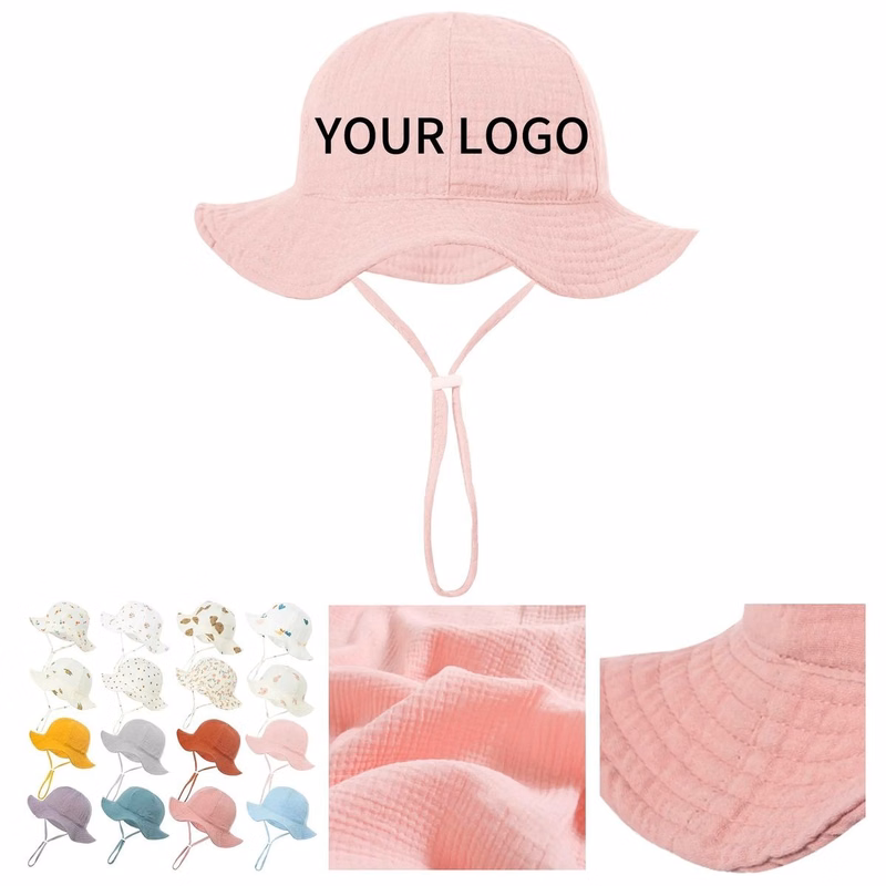Adjustable Baby Brim Hat for Sun Safety