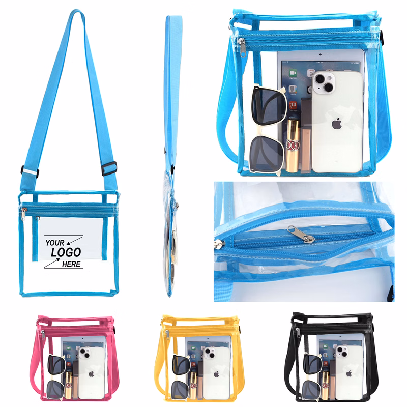 Clear Stadium-Approved Crossbody Purse