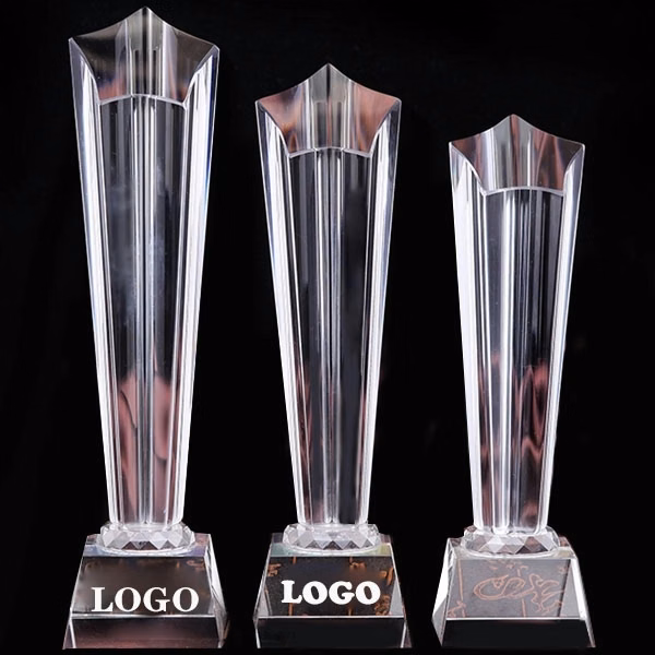 Crystal Star Pillar Trophy Awards