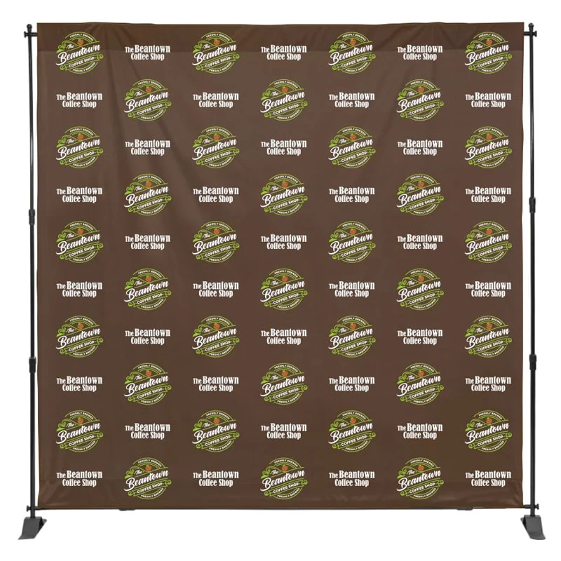 8ft X 8ft Step & Repeat Fabric Banner 1