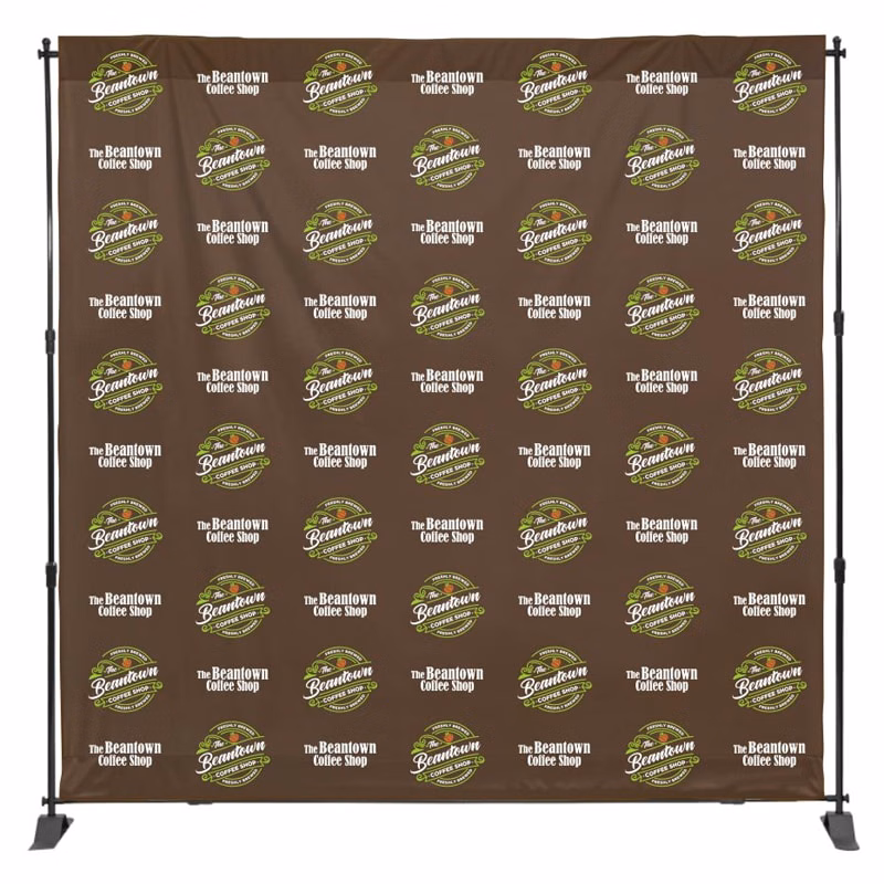 8ft X 8ft Step & Repeat Fabric Banner