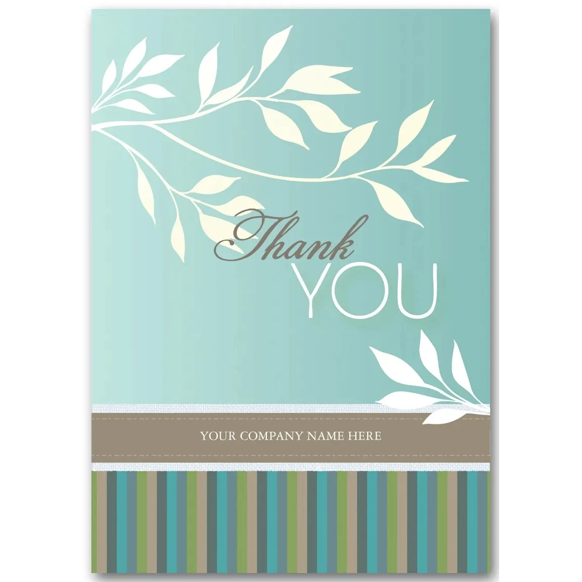 White Flora Thank You Cards 1