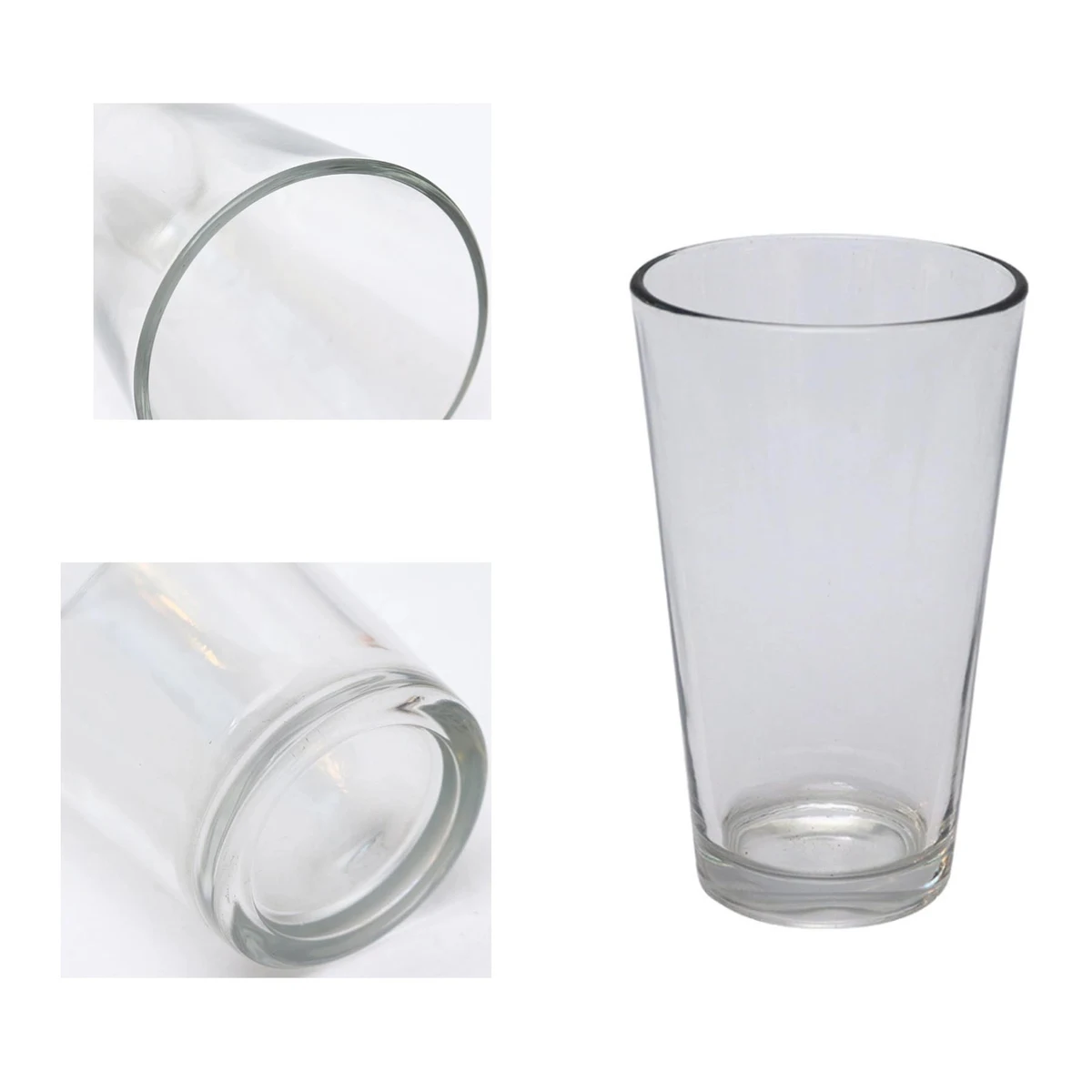 16oz Clear Glass Drinking Cup 1