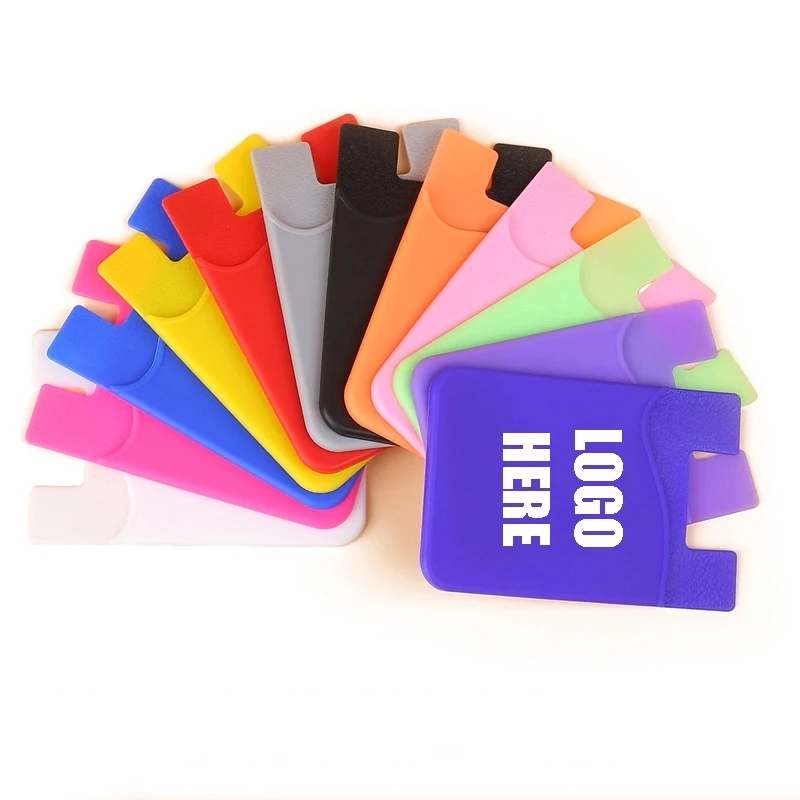 Custom Silicone Phone Card Holders 1