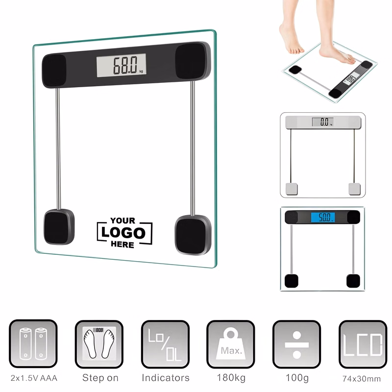 Tempered Glass Transparent Digital Scale
