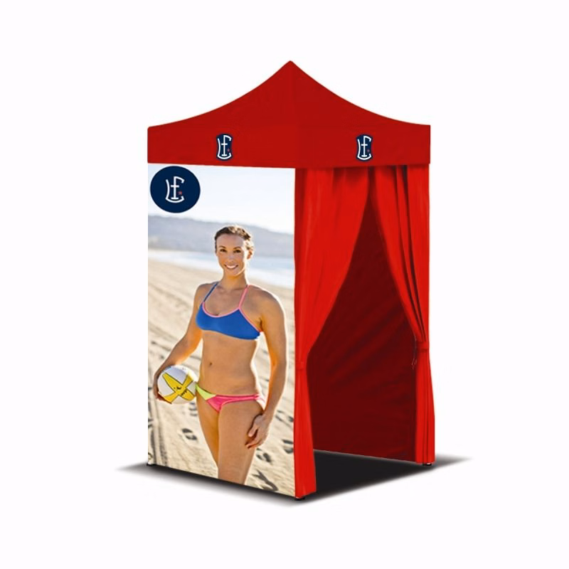 Pop Up Changing Room Tent with Custom Print changing tent