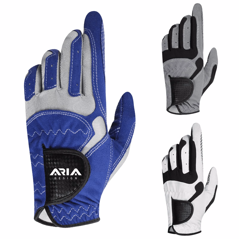 Men's Microfiber Lycra Breathable Anti-Slip Golf Glove