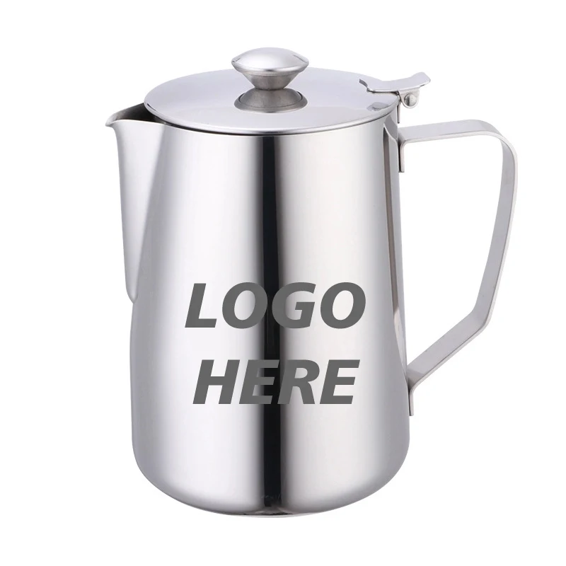 Custom 12 oz Stainless Steel Milk Frothing Pitcher 1