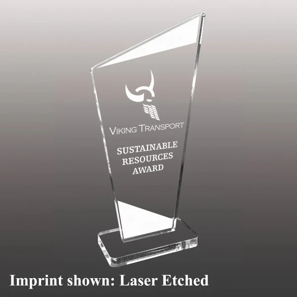 Acrylic Stock Award - Laser Etched 1