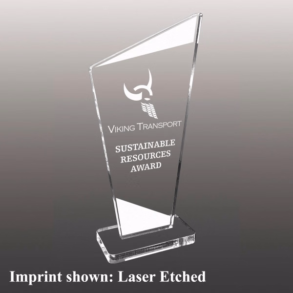 Acrylic Stock Award - Laser Etched