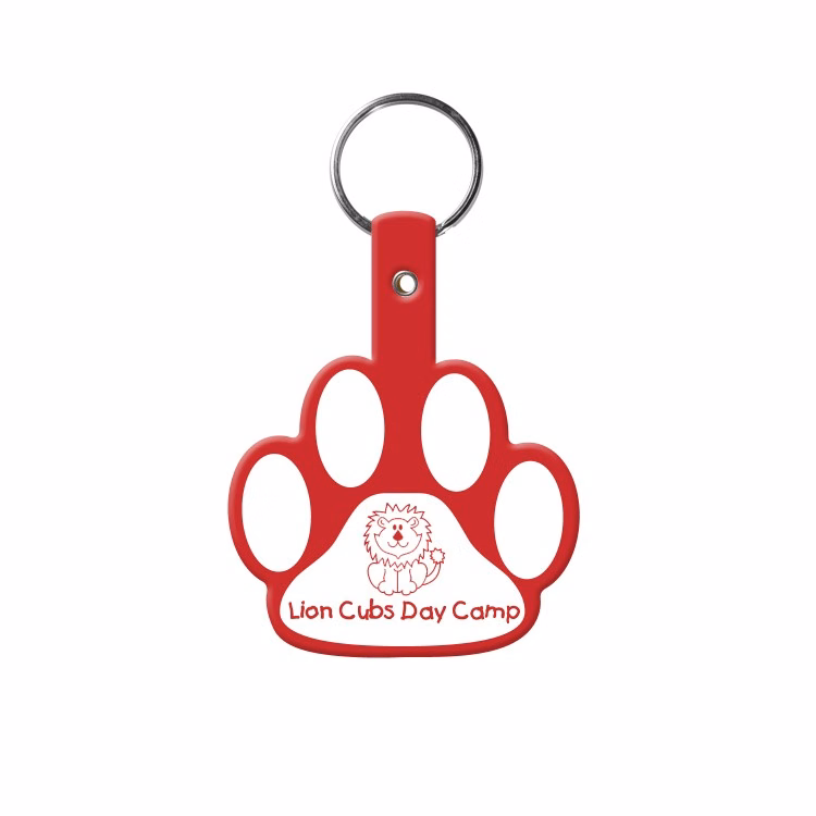 Paw Flexible Key Tag