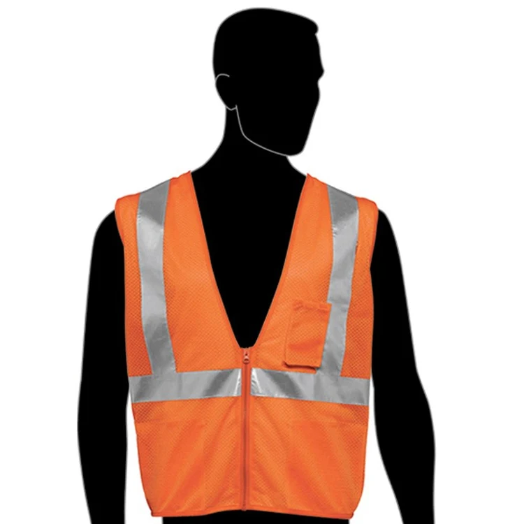 Class 2 safety vest-blaze orange in sizes 1