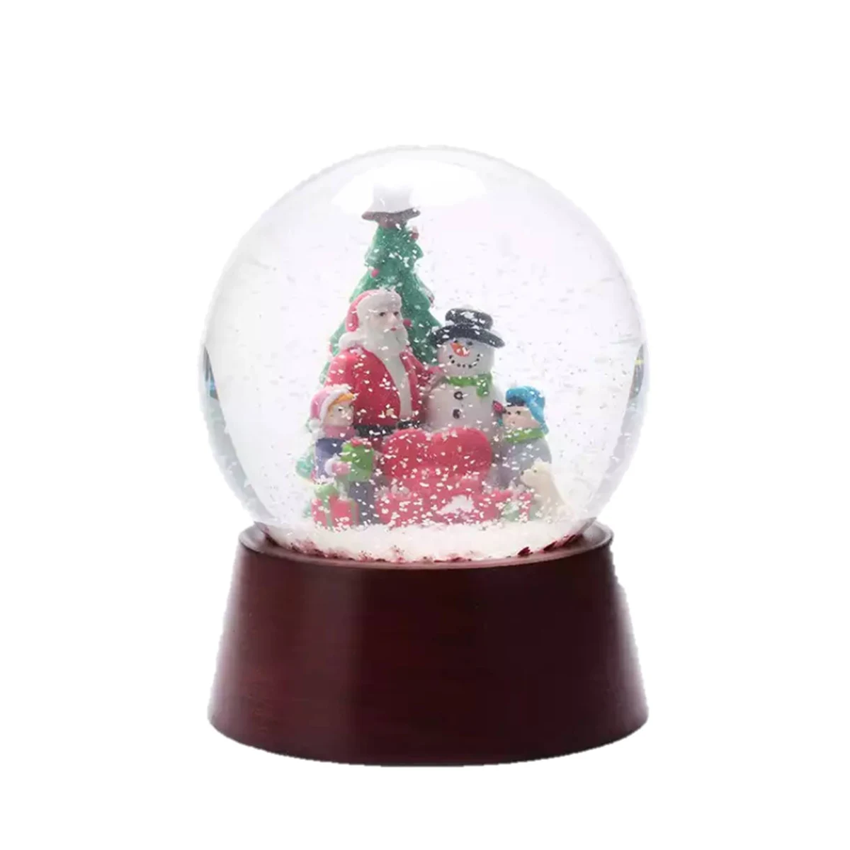 Custom Christmas Glass Snow Globe 1