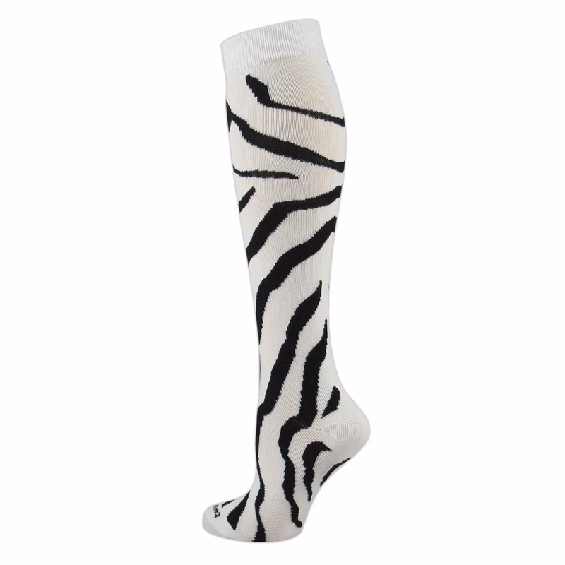 Krazisox Zebra Over the Calf Socks
