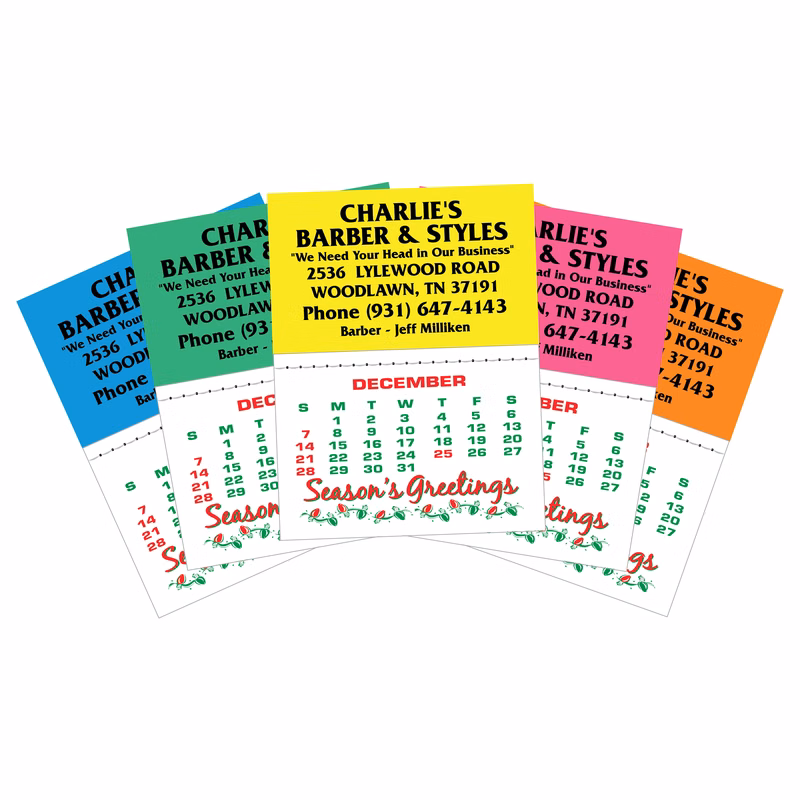 Kwik Stik Mini Neon Padded Calendar