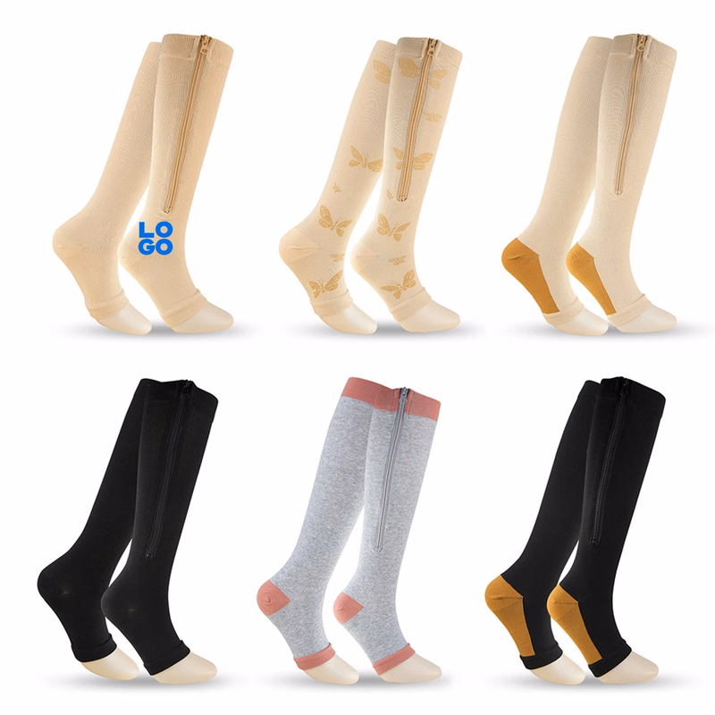 Zipper Compression Socks