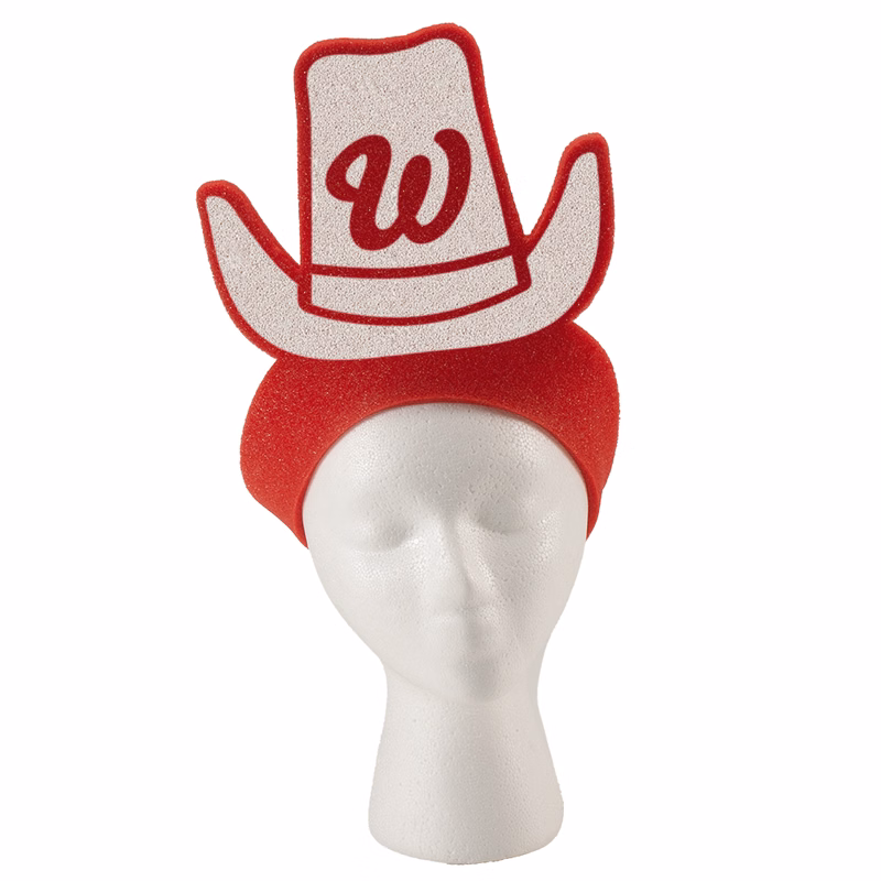 14" Foam Cowboy Hat Visor