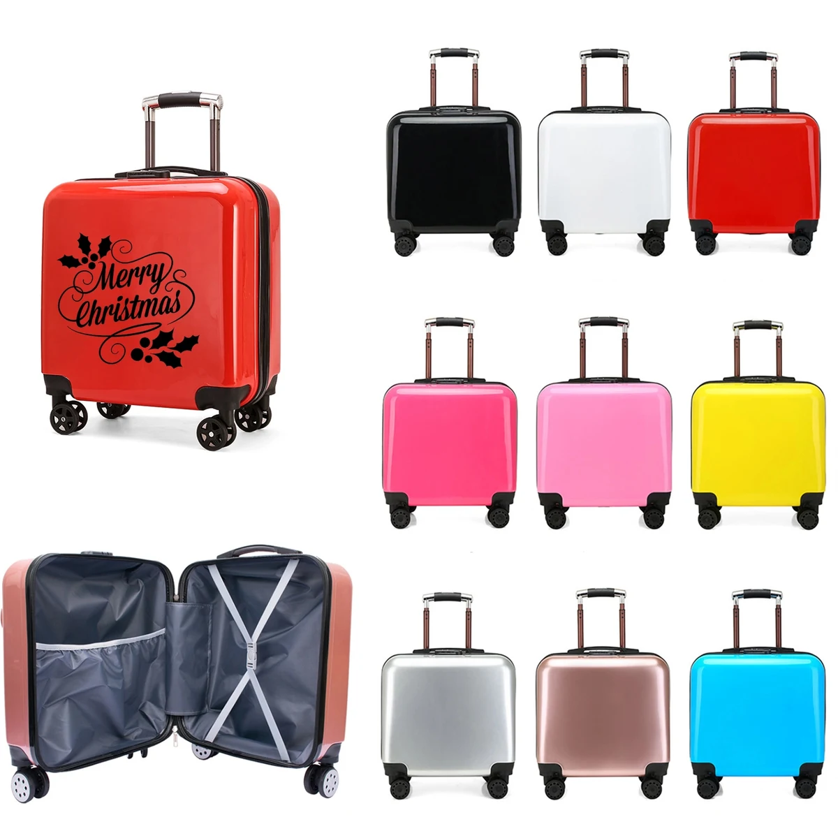 Carry On Luggage Rolling Cabin Suitcase MOQ 18PCS 1