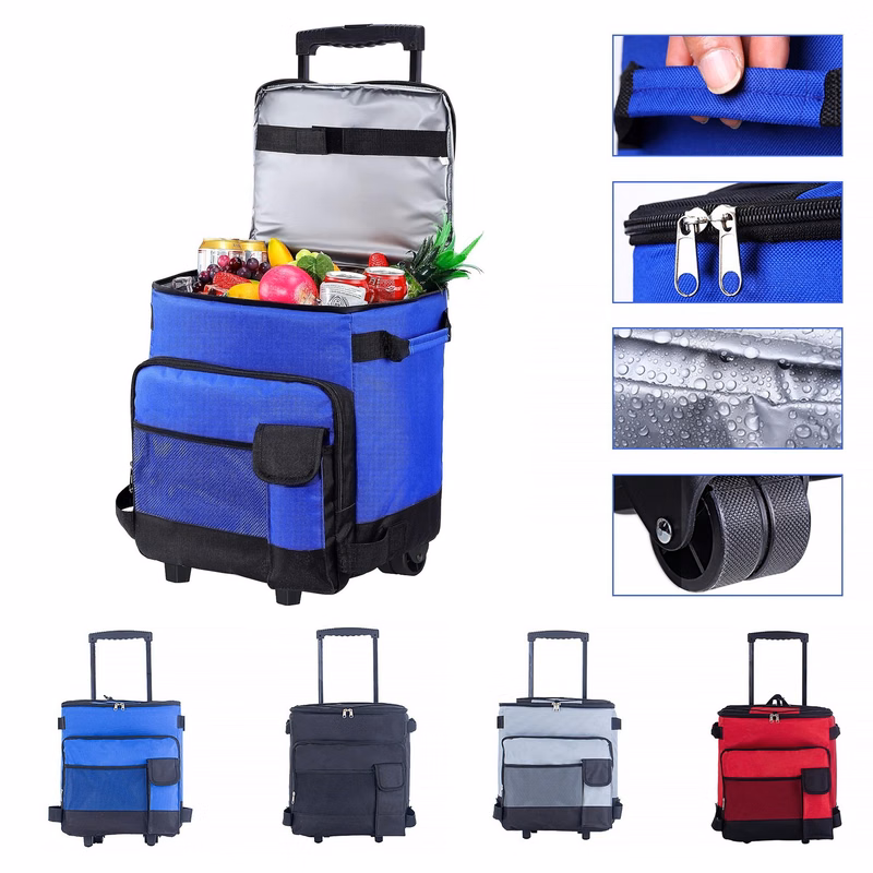 Outdoor Large Capacity Rolling Cooler with Wheels/Handle