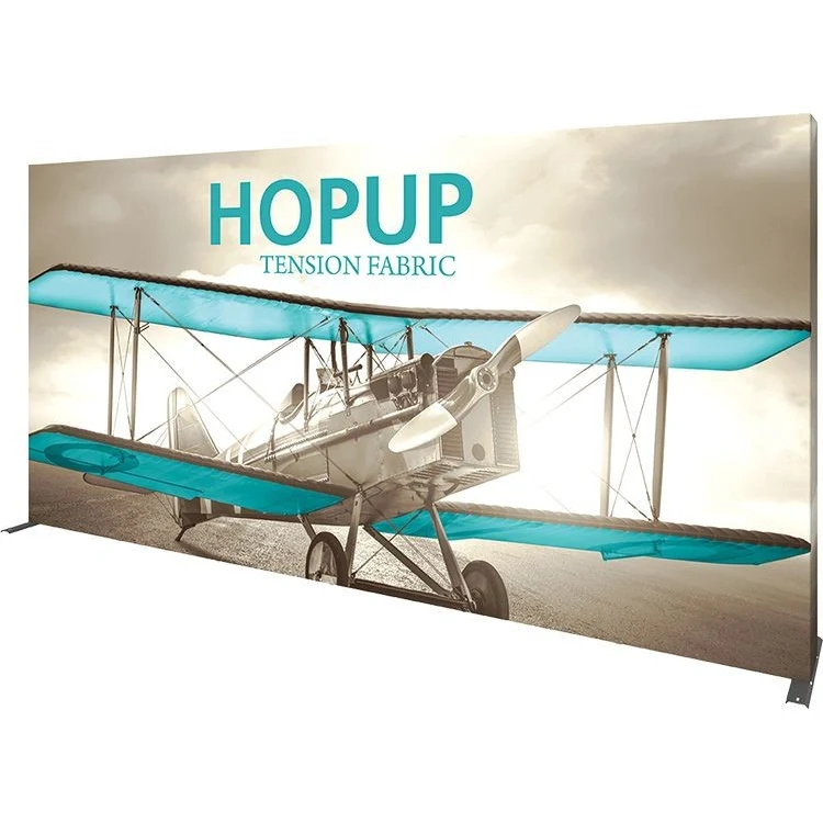 Hopup 15ft Full Height Straight Display Full Fitted Graphic 1