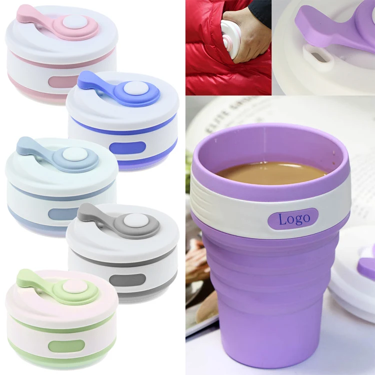 12 OZ Silicone Mug With Lid 1