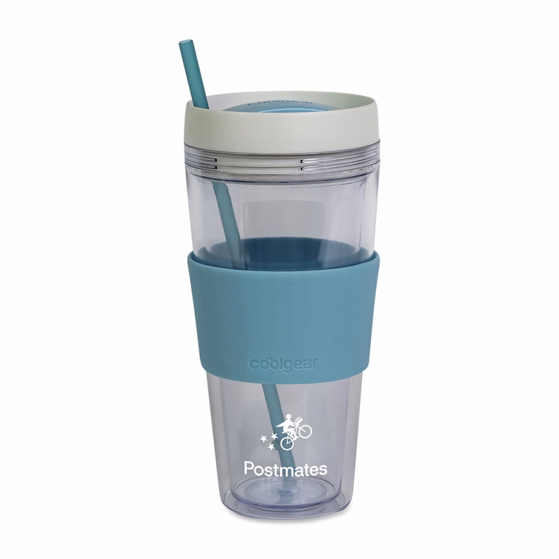 Cool Gear® Callisto Chiller Clear Straw Bottle - 24 Oz.