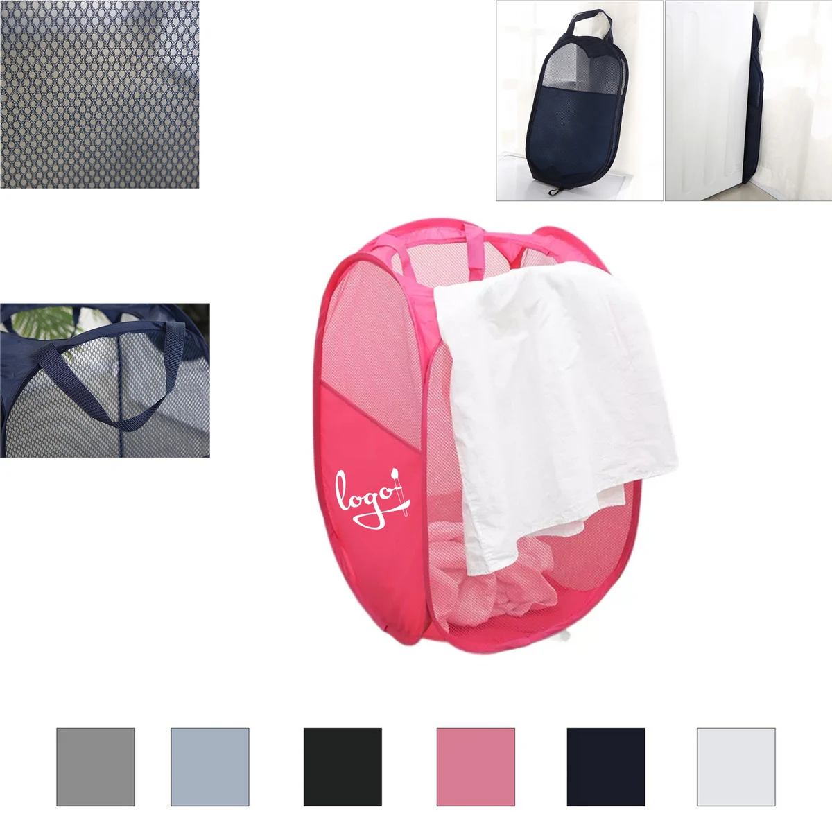 Side Pocket Laundry Tote 1
