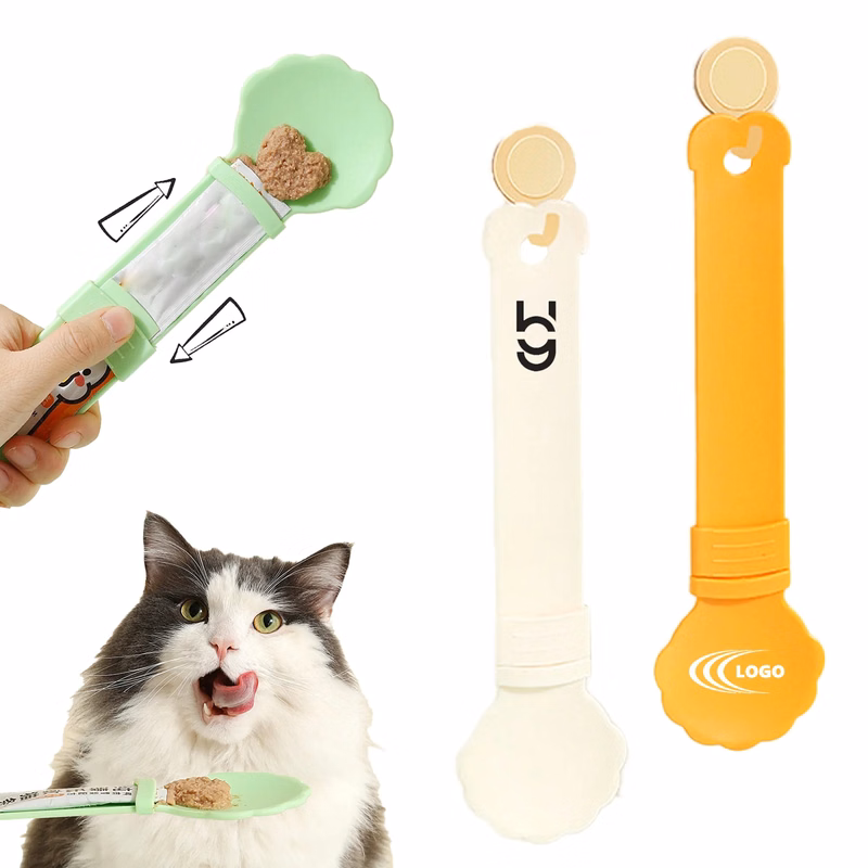 MOQ 50pcs Pet Feeder and Cat Treat Spoon ABS