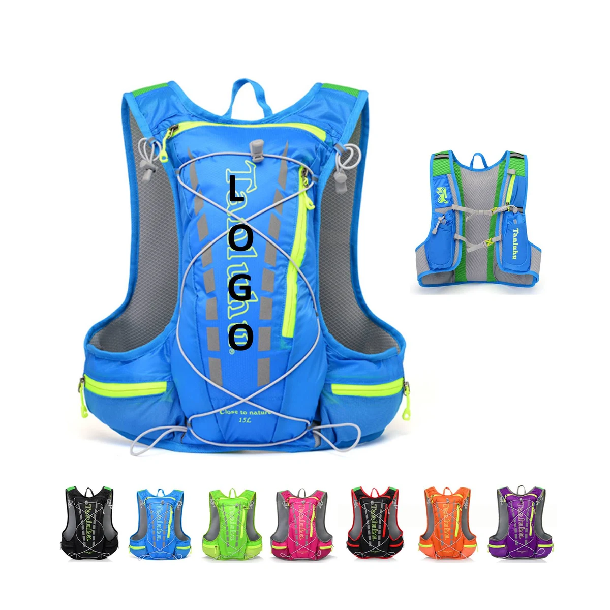 Outdoor Marathon Cycling Hiking Backpack Vest Bag 1