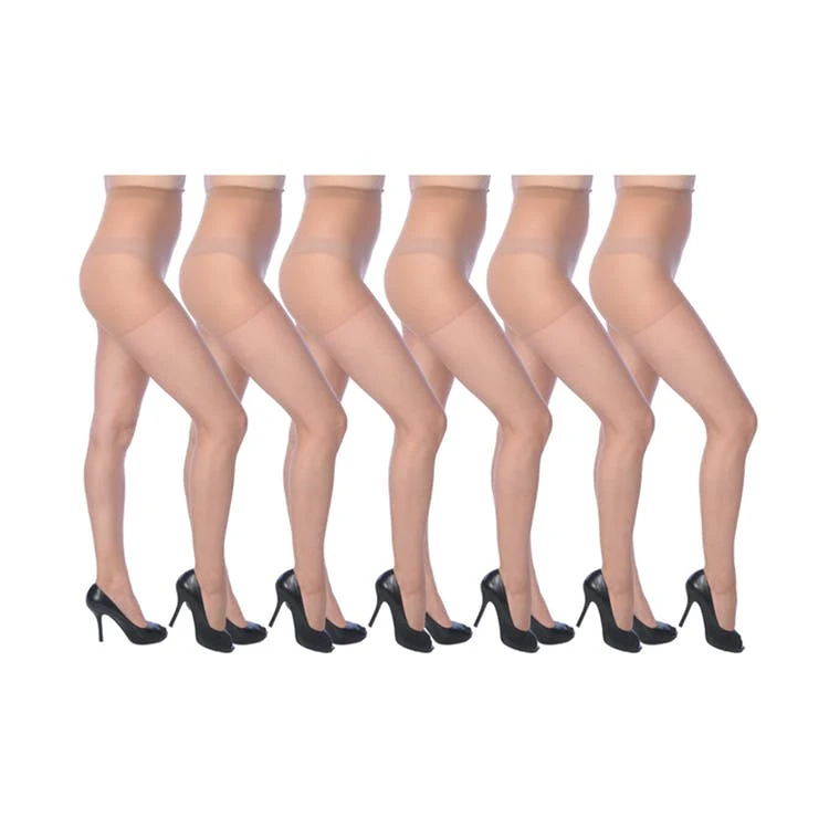 Comfort Ultra Sheer Pantyhose - Suntan Queens 1