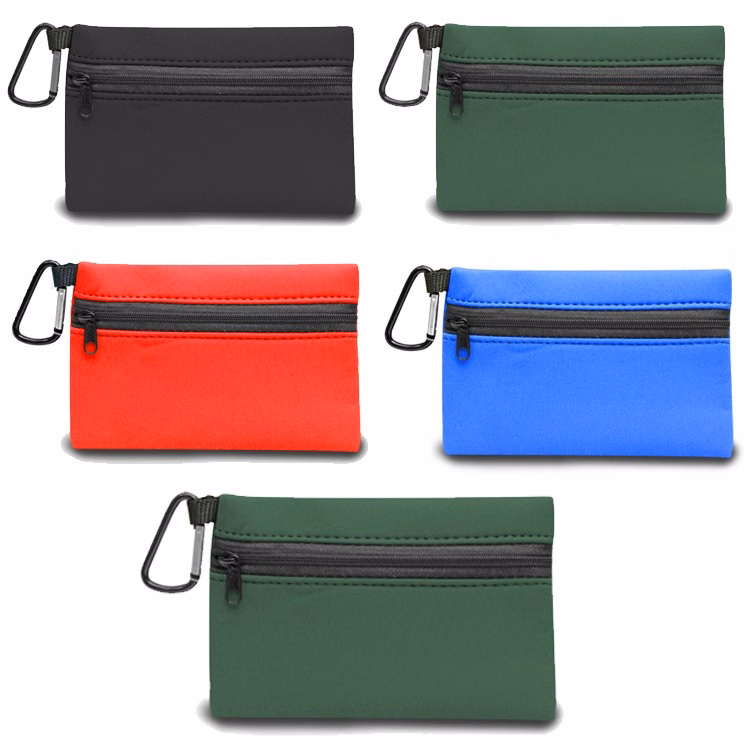 Neoprene Zipper Wallet