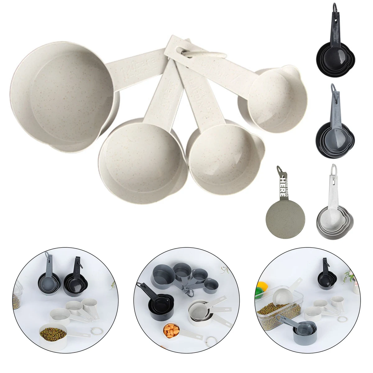 Durable Wheat Straw Measuring Spoon 1