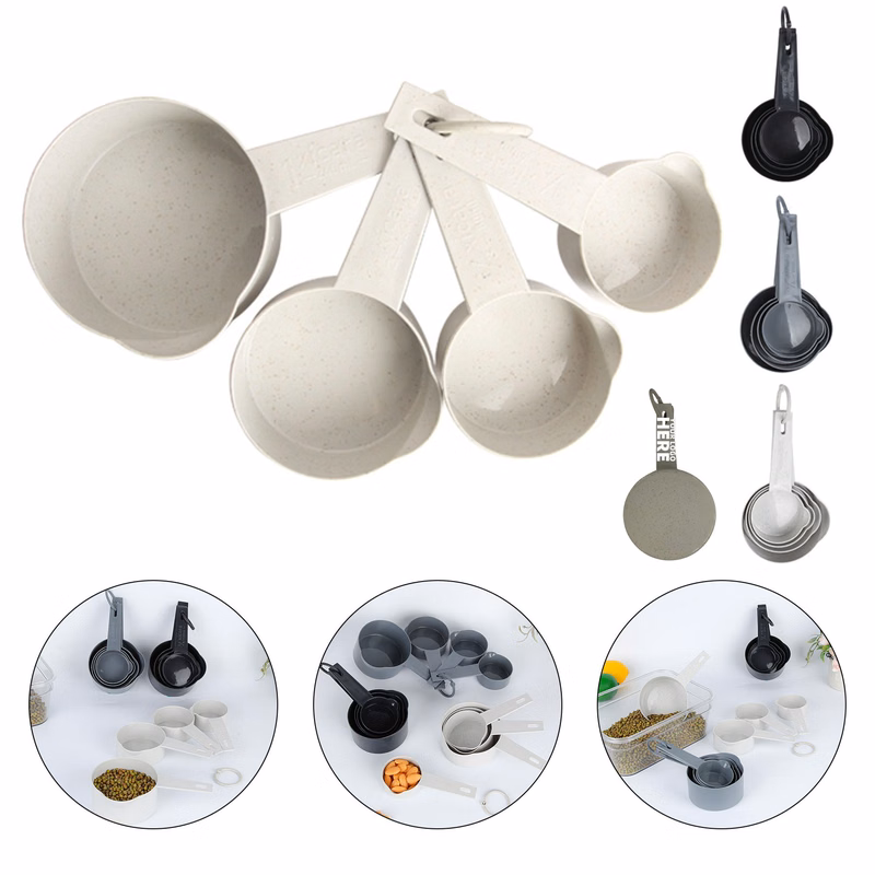 Durable Wheat Straw Measuring Spoon