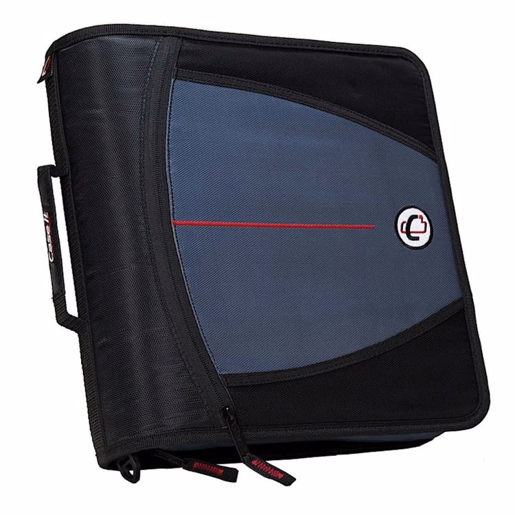 3" Zip Closure Binders - 3 Ring Assorted