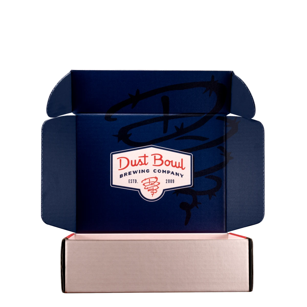 Mailing Box, B-Flute10" x 8" x 3" - White - D - 240 sq in 1