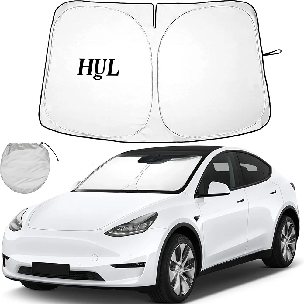 Tesla-Compatible Foldable UV-Blocking Car Sunshade 1