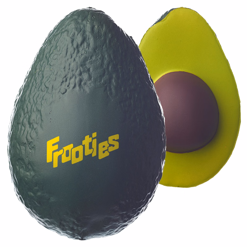 Avocado Shaped Stress Reliever w/ Custom Logo