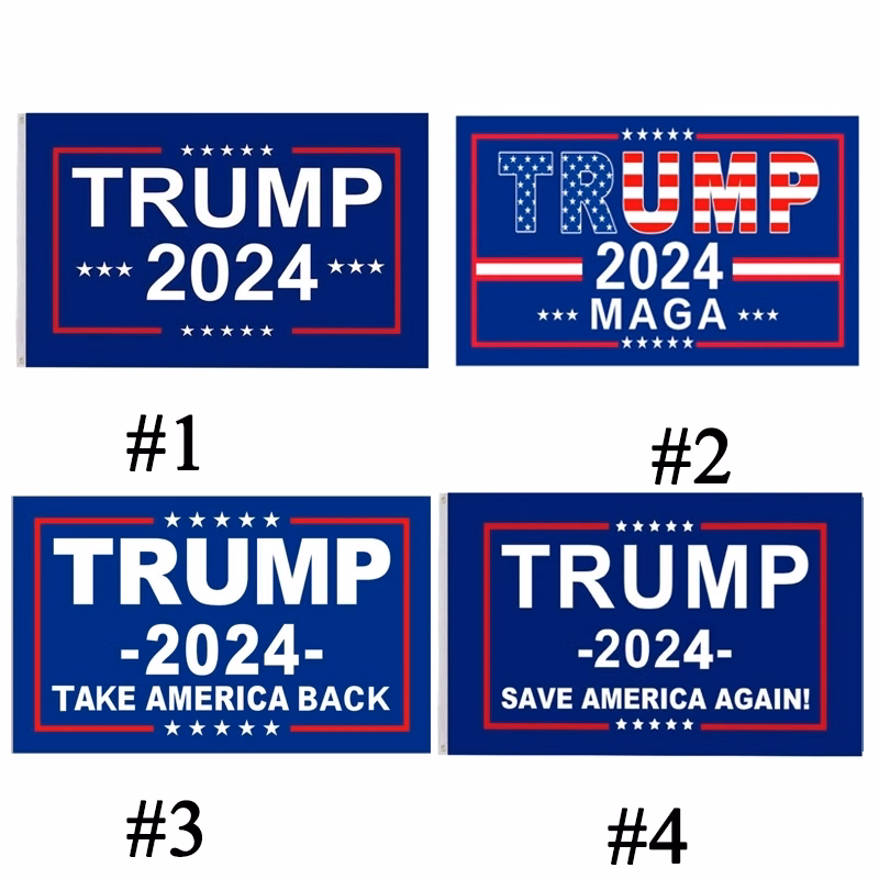 3x5 Feet Trump Flag 2024 President Election Banner