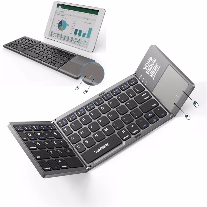 Foldable Keyboard with Touchpad
