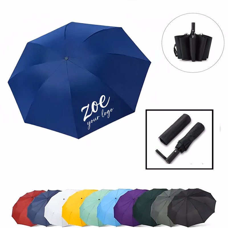 Custom Automatic Made Dual Purpose Sun And Rain Umbrella