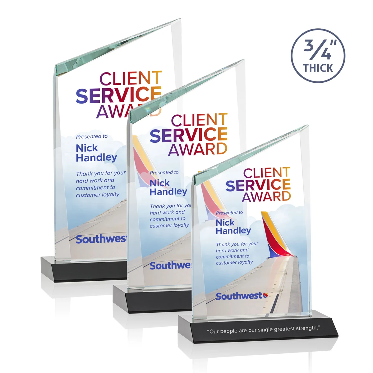 Scarsdale VividPrint™ Award - Black 1