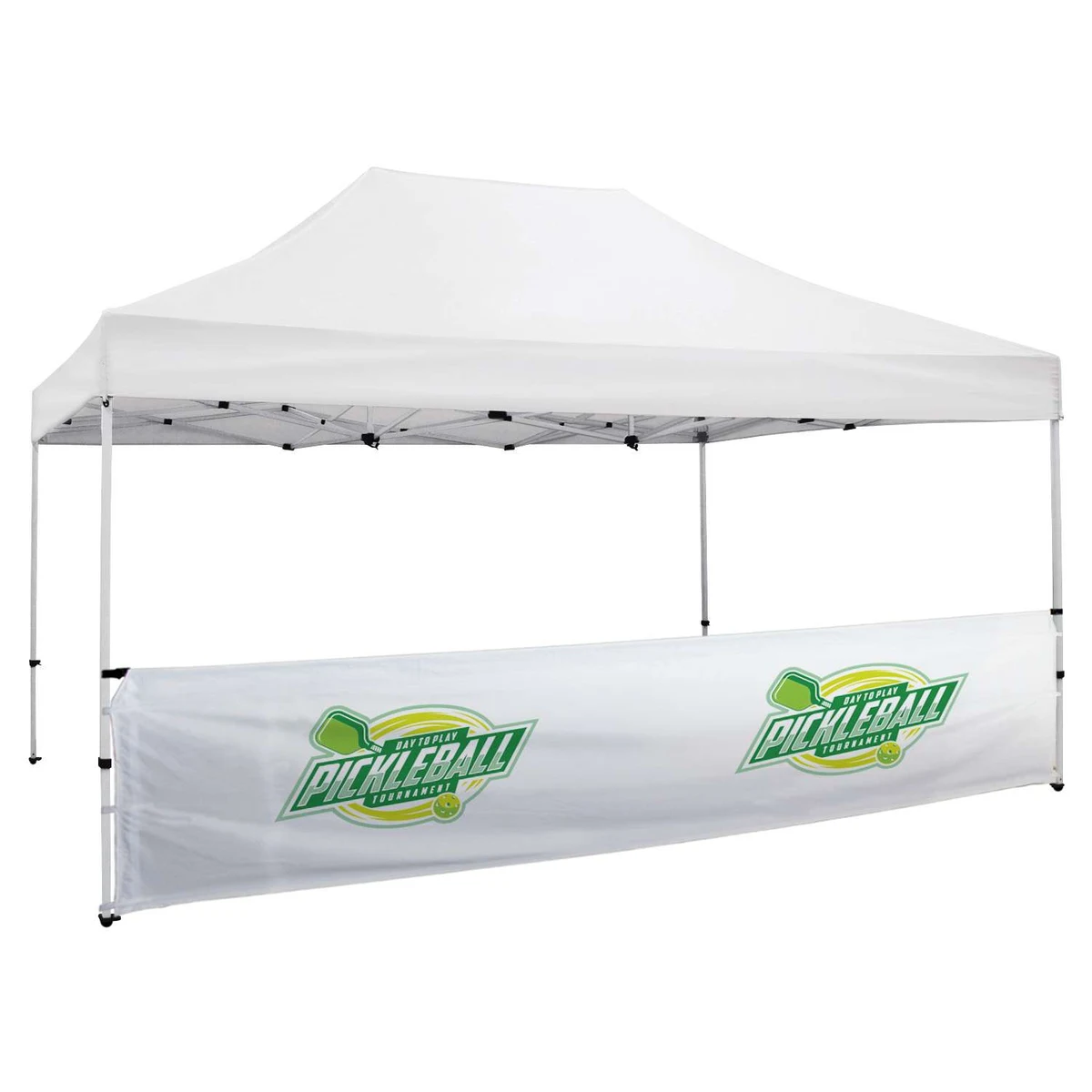 15' Tent Half Wall (Full-Color Imprint) 1
