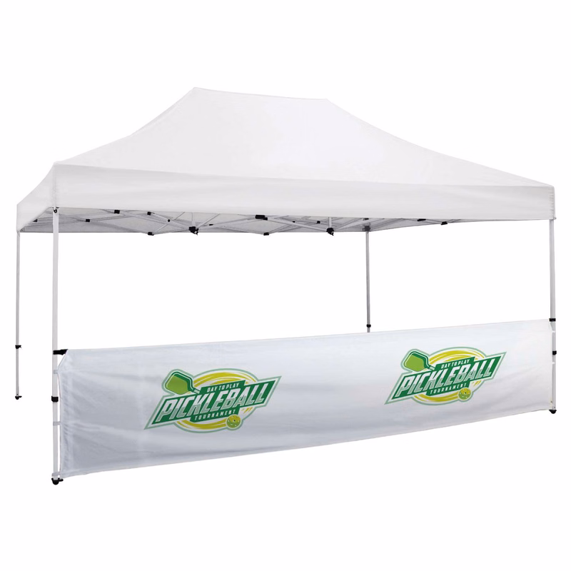 15' Tent Half Wall (Full-Color Imprint)