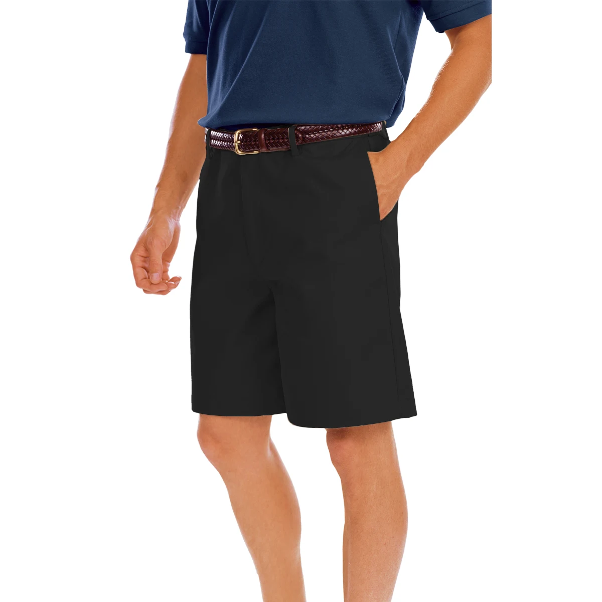 Men's Scotchgard Twill Flat Front Short 1