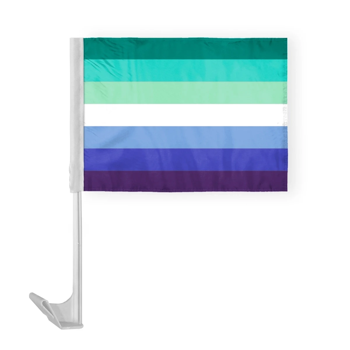 12 " x 16 " ePoly Gay Men Economy Car Flag 1