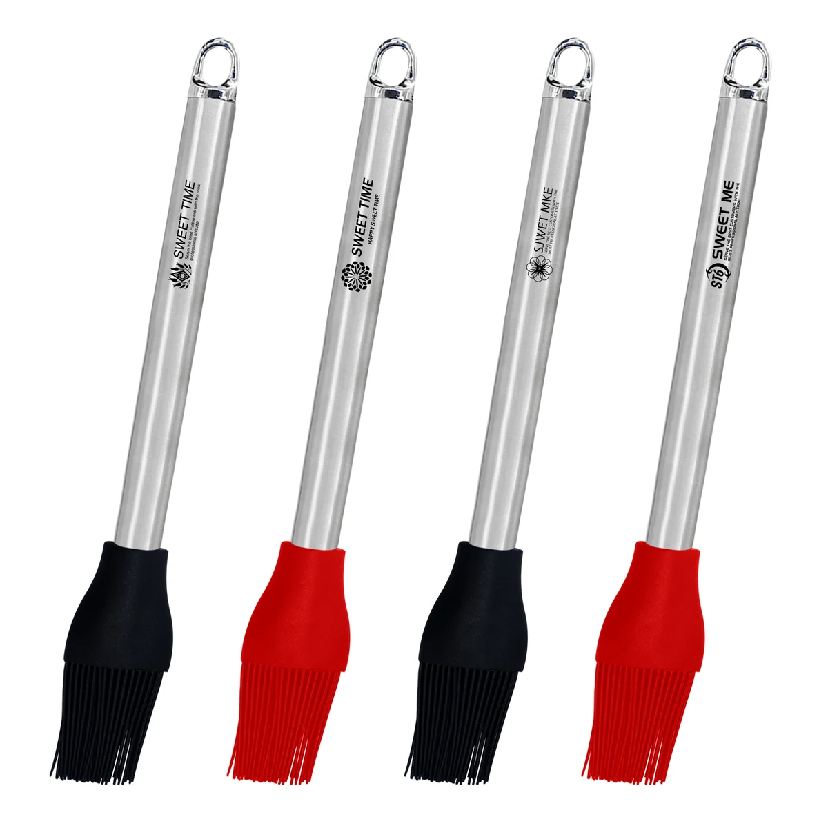 Stainless Steel Handle Silicone Oil Brush 1